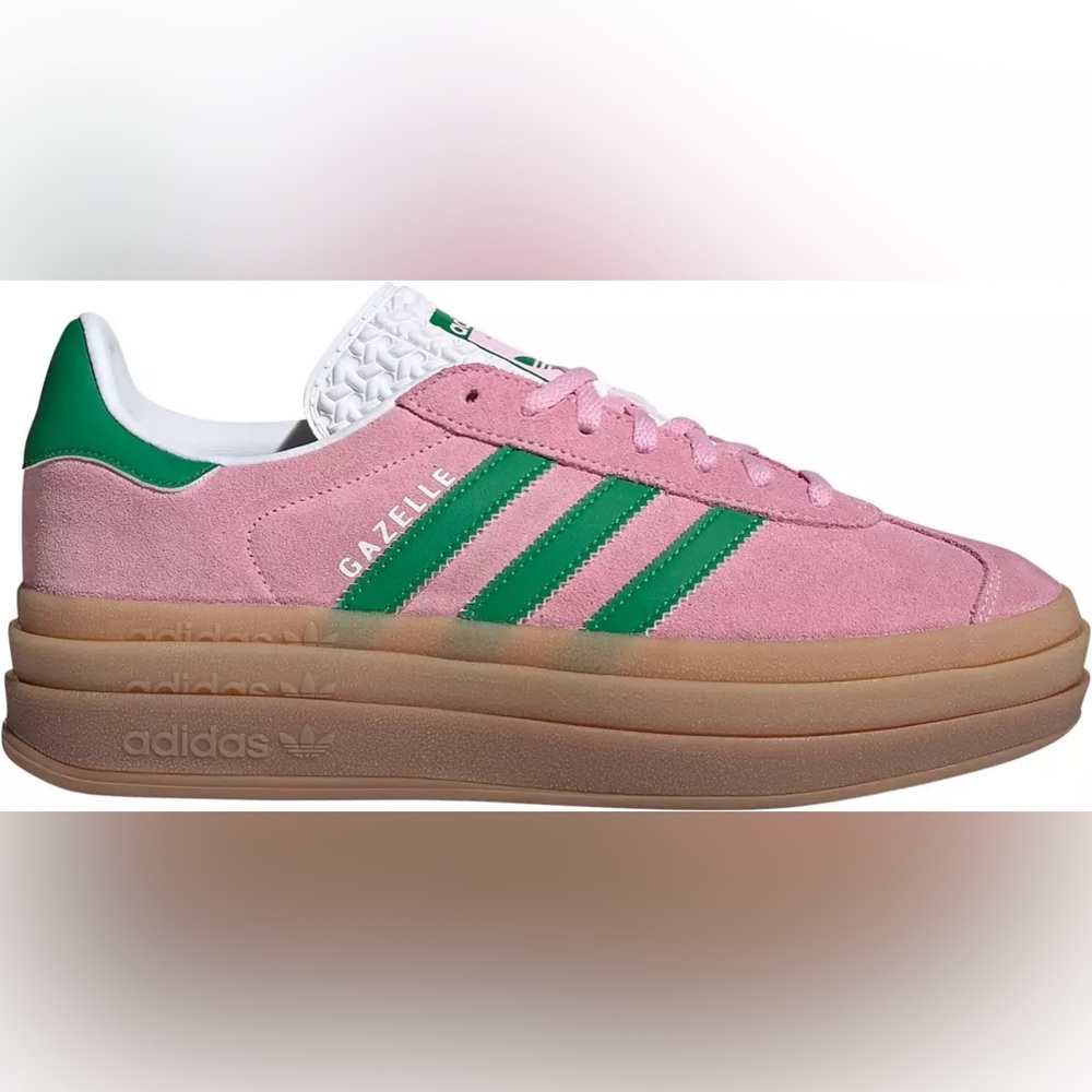Adidas Pink and White Sneakers - Picture 3 of 10
